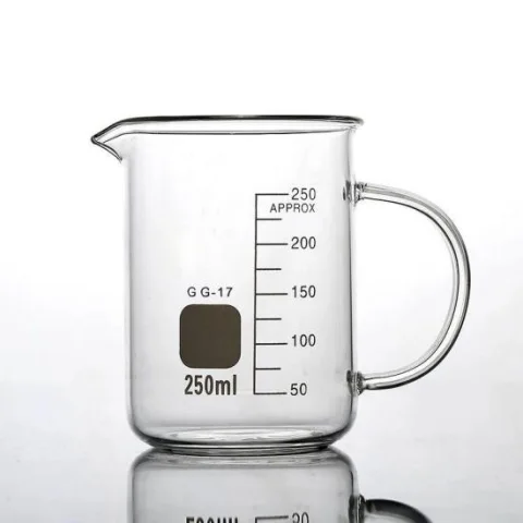 Clear Glass Beakers, 5-1000 ml