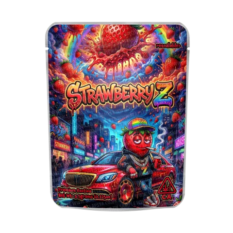 Strawberry-Z Mylar Sticker Packs