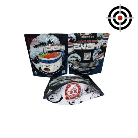 Blue Zushi Mylar Bags 1 lb (Pound) The Ten Co