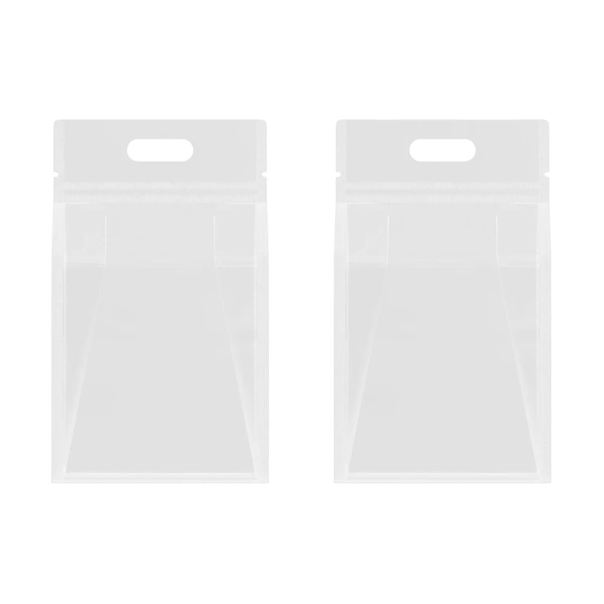 Custom Clear Polyethylene Side-Gusset Stand-Up Bag