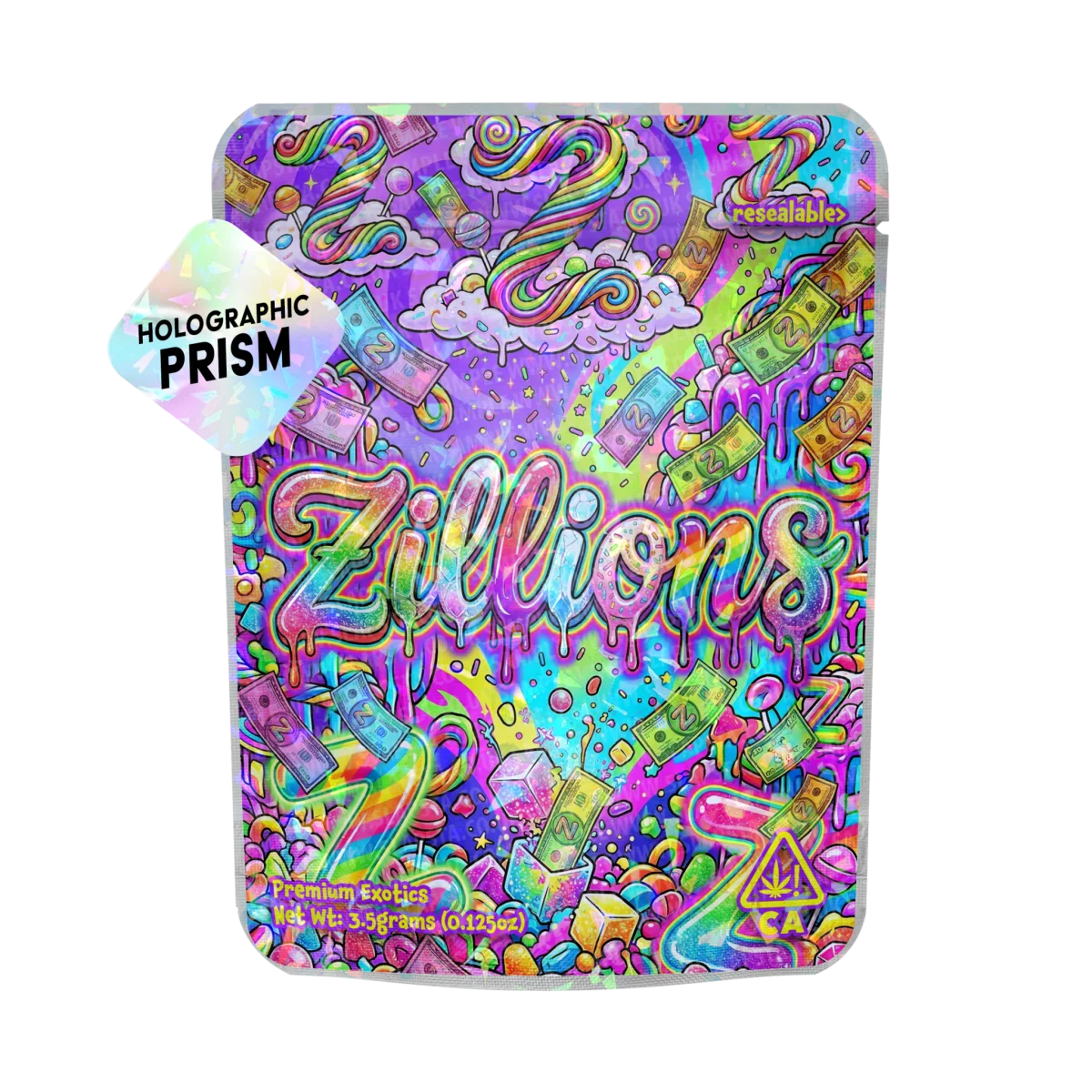 Zillions Mylar Sticker Packs Zillions Mylar Sticker Packs