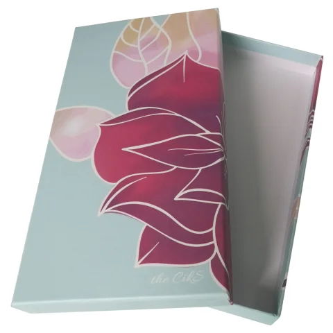 Eyelash packaging box with PVC tray