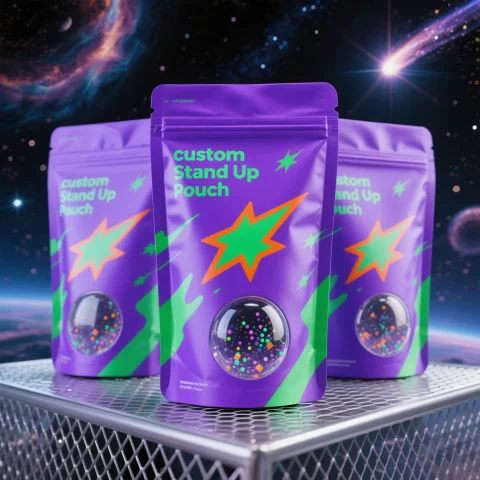 Custom Plastic Packaging Bag with Zipper