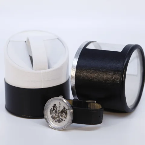 Custom Cylindrical Paper Tube Watch Box