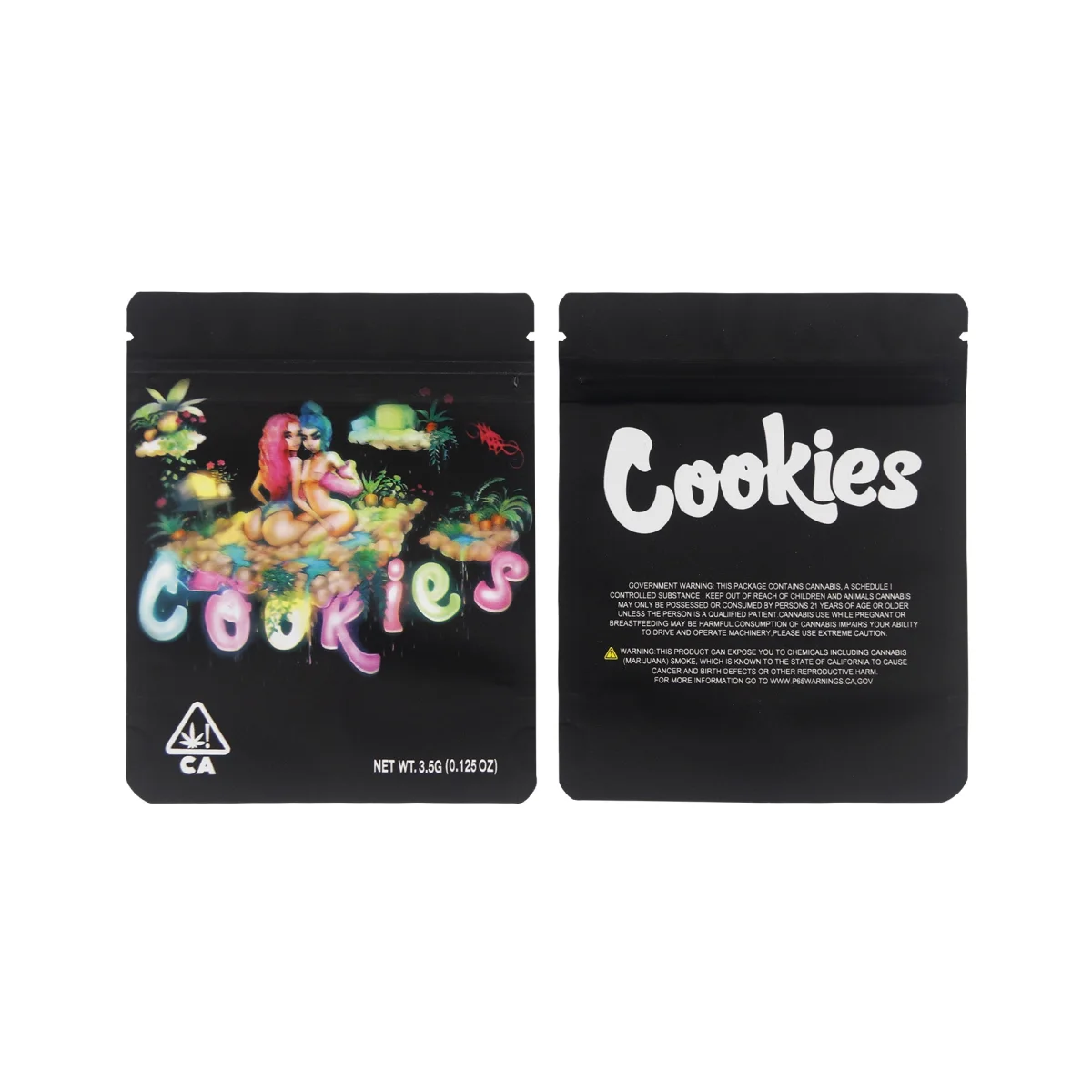 Cookie Print Smell-Proof Foil Stand-Up Bag Cookie Print Smell-Proof Foil Stand-Up Bag