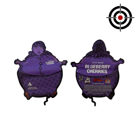 Blueberry Cherries 3.5g Mylar Bags Teds Budz