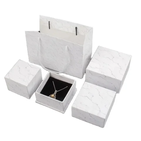 Custom Cardboard Jewelry Gift Box with Lid and Base