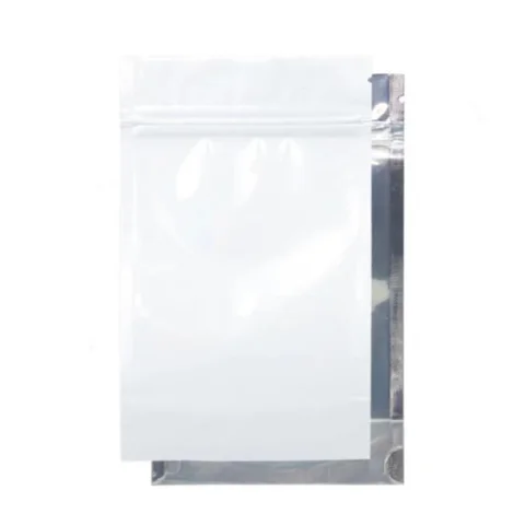1/4 Ounce Mylar Barrier Bags White/Clear