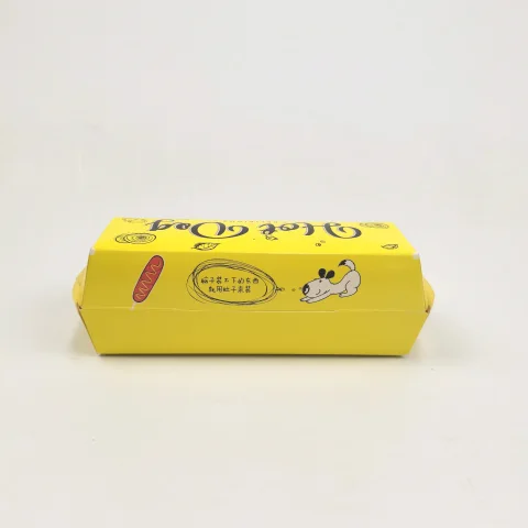 White Paper Hot Dog Packaging Box
