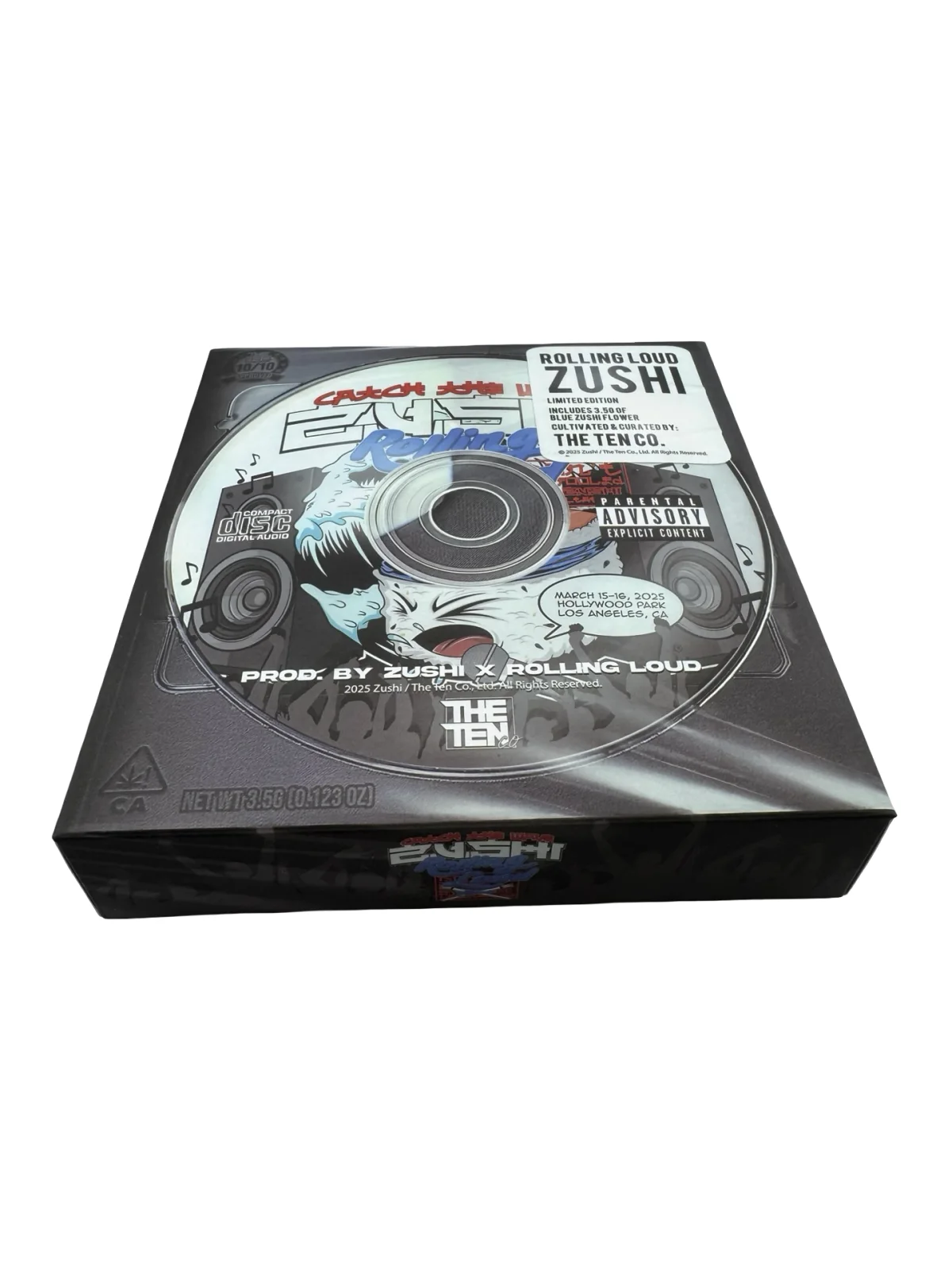 Rolling Loud 3.5g Mylar Bags & Boxes The Ten Co (25 Sets) Rolling Loud 3.5g Mylar Bags & Boxes The Ten Co (25 Sets)