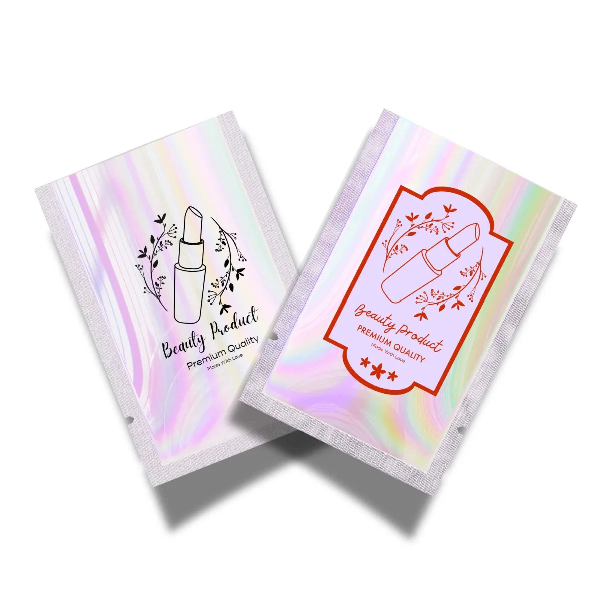 Clear and Galactic Holographic Mylar Packaging Bag Clear and Galactic Holographic Mylar Packaging Bag