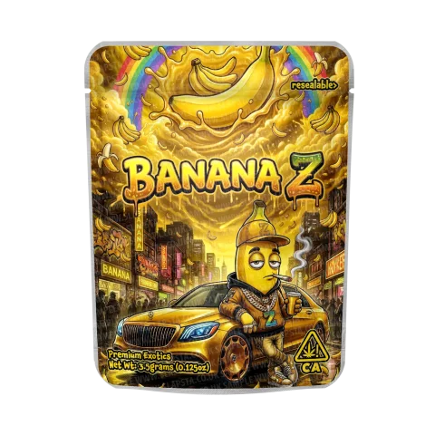 Banana-Z Mylar Sticker Packs