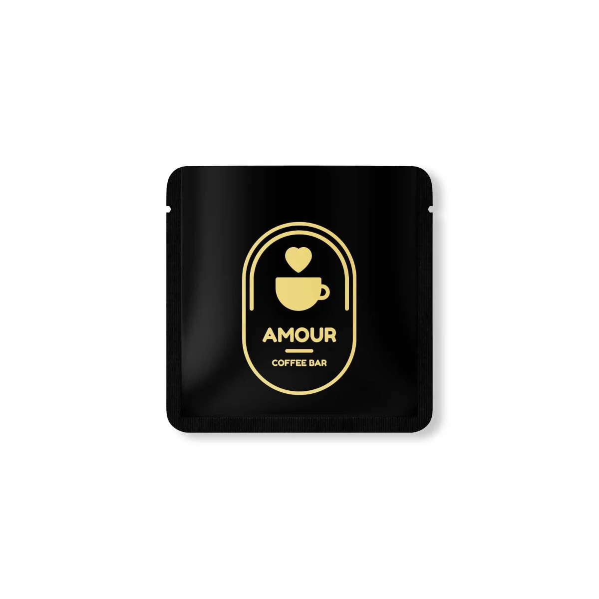 Custom Matte Square Aluminum Open-Top Bag
