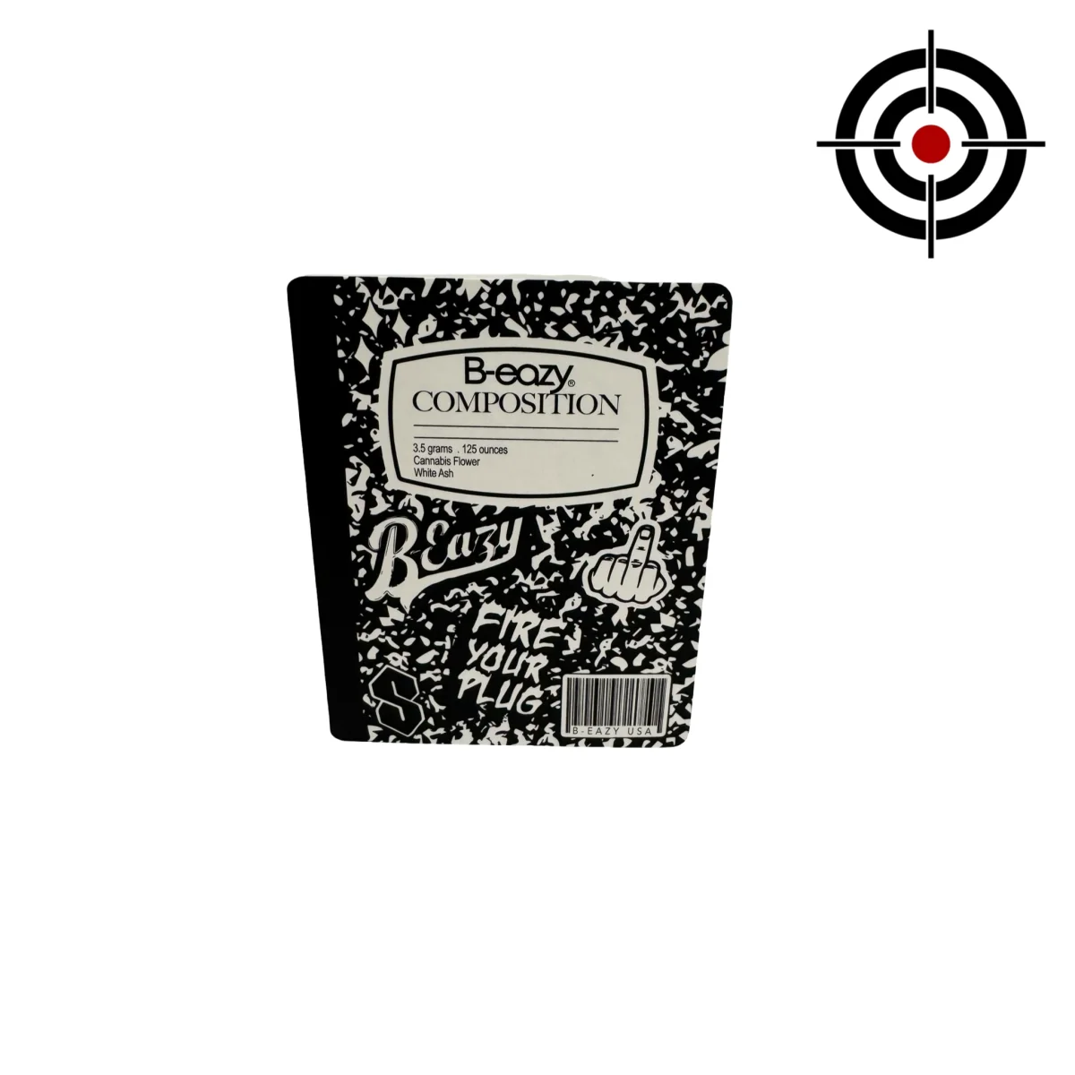 B-Eazy Composition Book with Removable 3.5g Mylar Bag B-Eazy Composition Book with Removable 3.5g Mylar Bag