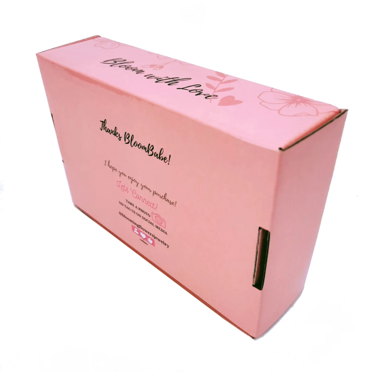 Custom E-Flute Corrugated Shoe Box Custom E-Flute Corrugated Shoe Box