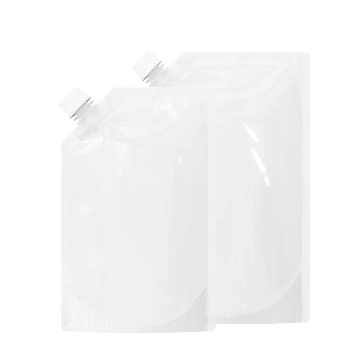 Glossy Clear Stand-Up Pouch with Corner Twist Cap Glossy Clear Stand-Up Pouch with Corner Twist Cap