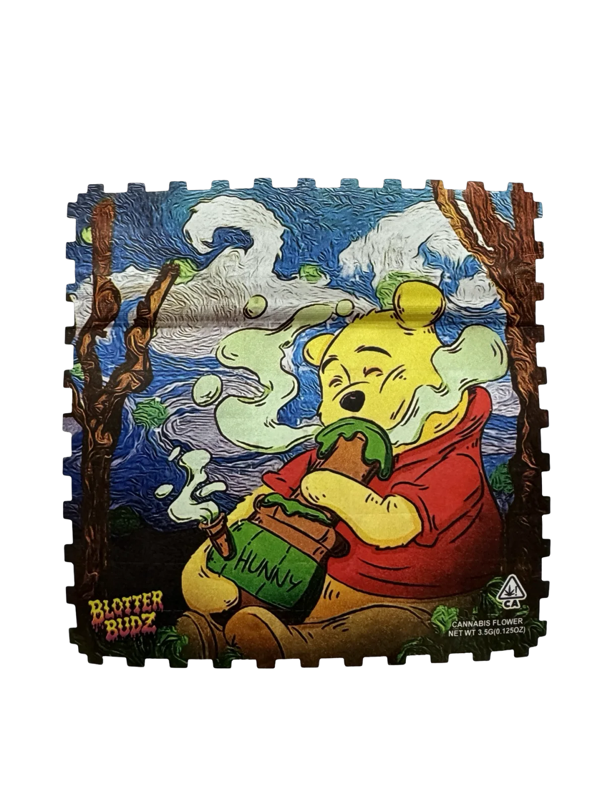Hunny Mylar Bags 3.5g Blotter Budz Hunny Mylar Bags 3.5g Blotter Budz