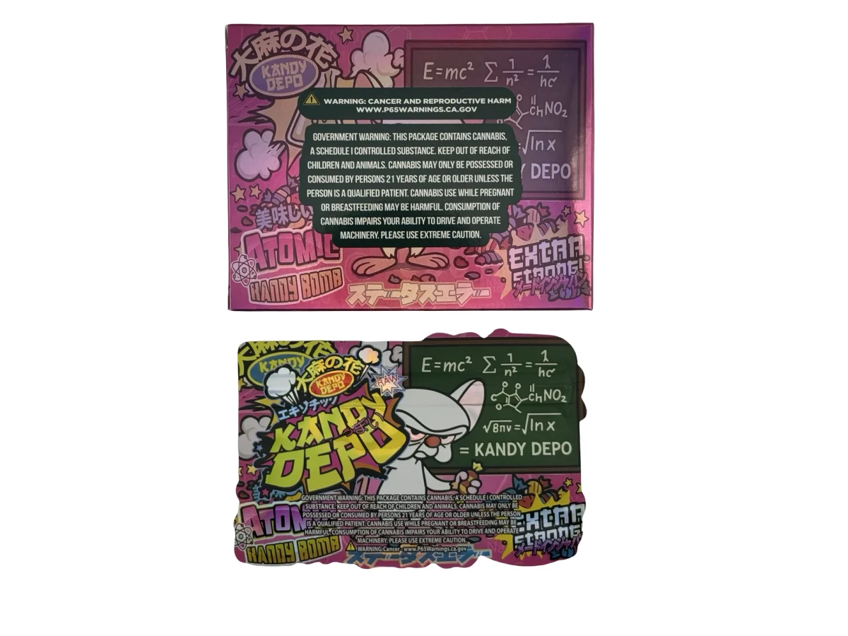 Atomic Kandy Bomb 3.5g Mylar Bags & Boxes Kandy Depo Atomic Kandy Bomb 3.5g Mylar Bags & Boxes Kandy Depo