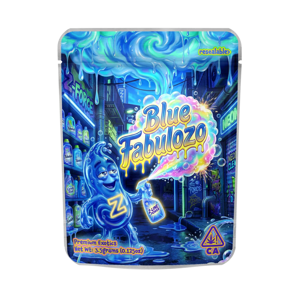 Blue Fabulozo Mylar Sticker Packs Blue Fabulozo Mylar Sticker Packs