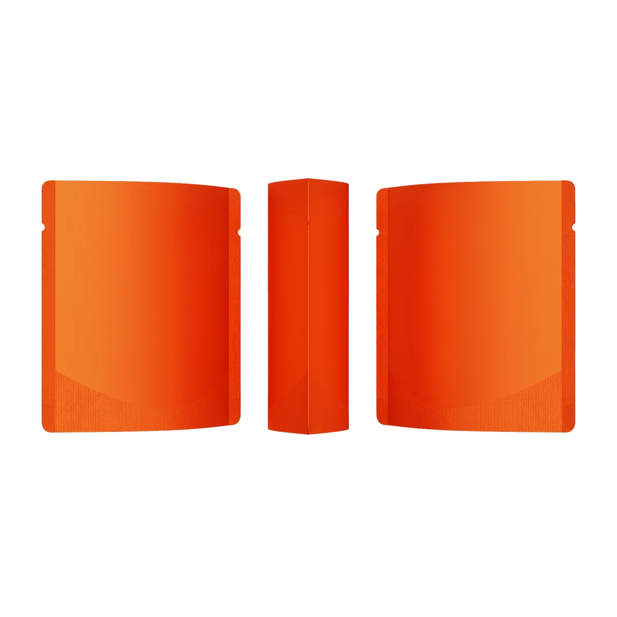 Matte Pumpkin Orange Square Aluminum Stand-Up Bag Matte Pumpkin Orange Square Aluminum Stand-Up Bag