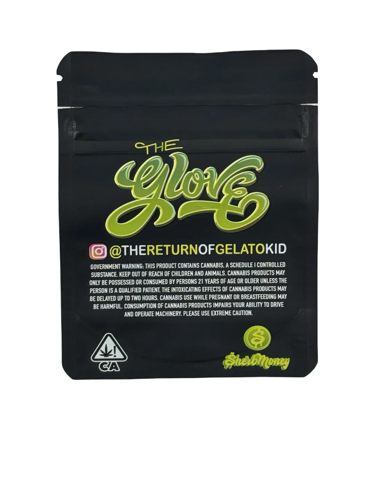 The Glove Mylar Bags 3.5g SherbMoney The Glove Mylar Bags 3.5g SherbMoney