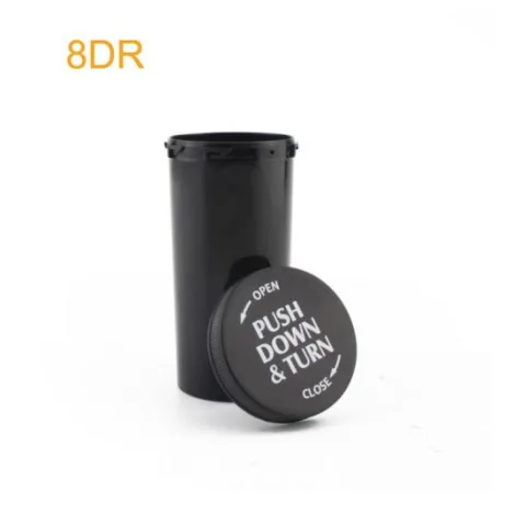 8 dram Child-Resistant Push-and-Turn Prescription Vial