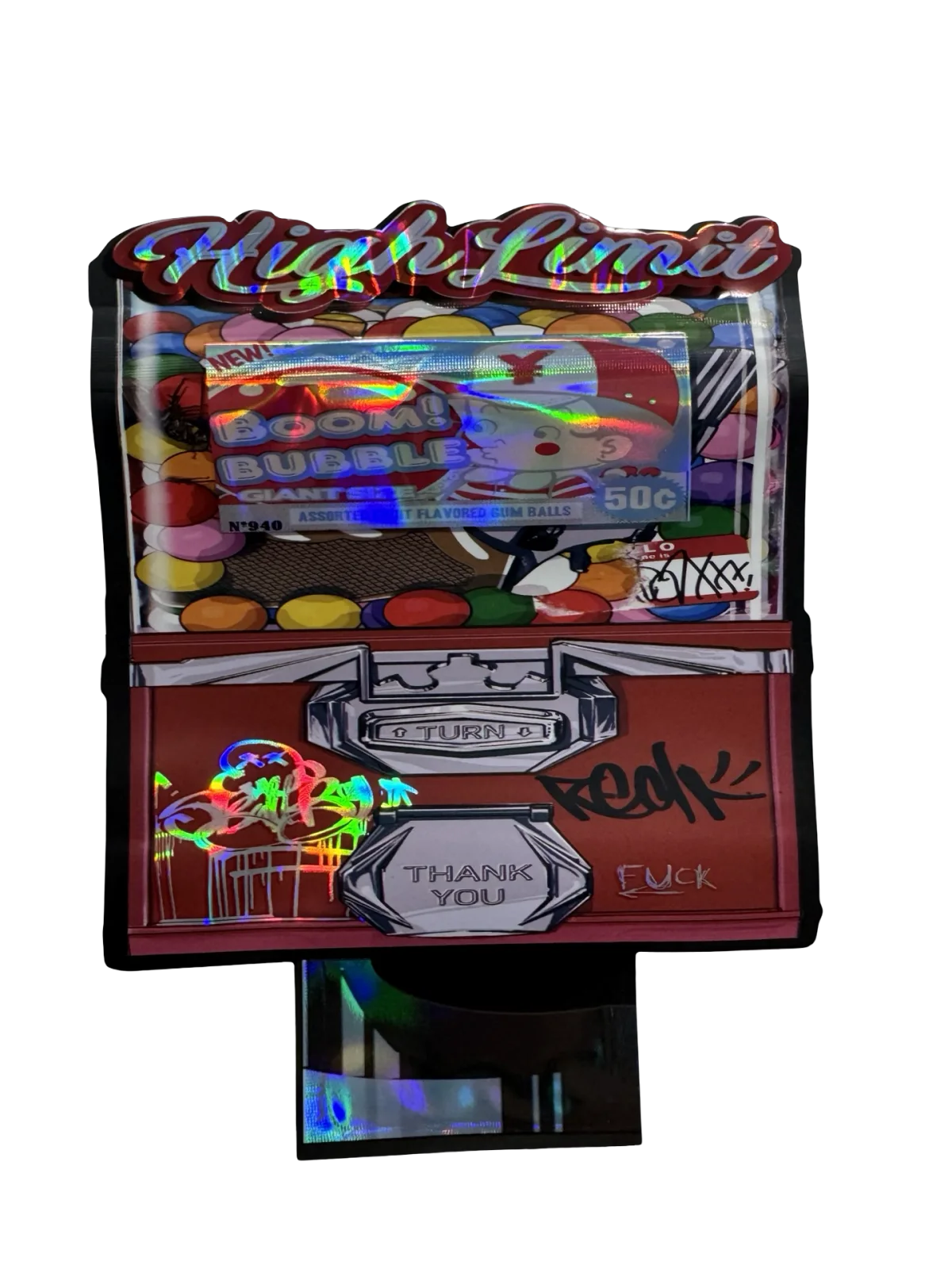 Gum Balls Mylar Bags 3.5g High Limit Gum Balls Mylar Bags 3.5g High Limit