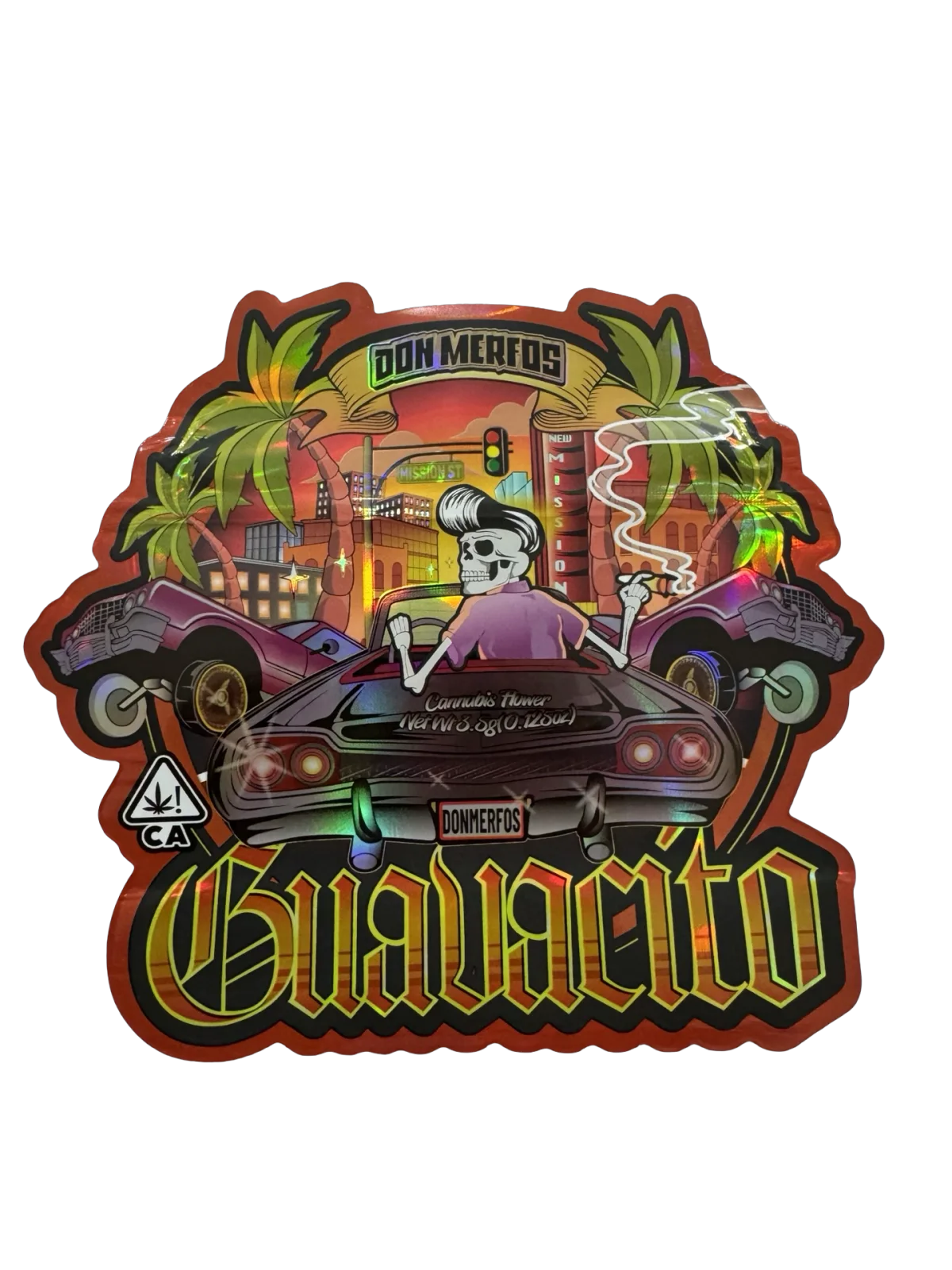 Guavacito 3.5g Mylar Bags Don Merfos Guavacito 3.5g Mylar Bags Don Merfos