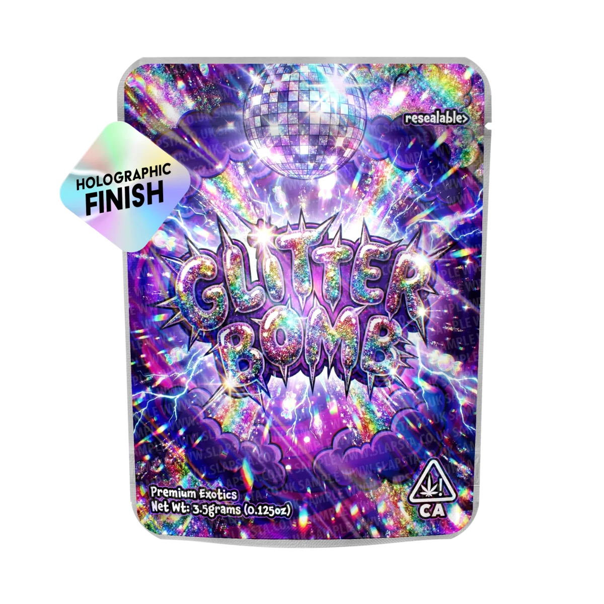 Glitter Bomb Mylar Sticker Packs Glitter Bomb Mylar Sticker Packs
