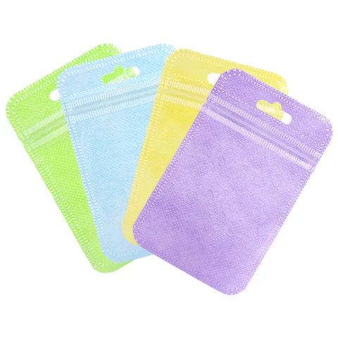 Single Side Clear Flat Zipper Seal Bags – Non-Woven Back