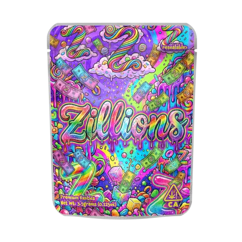 Zillions Mylar Sticker Packs