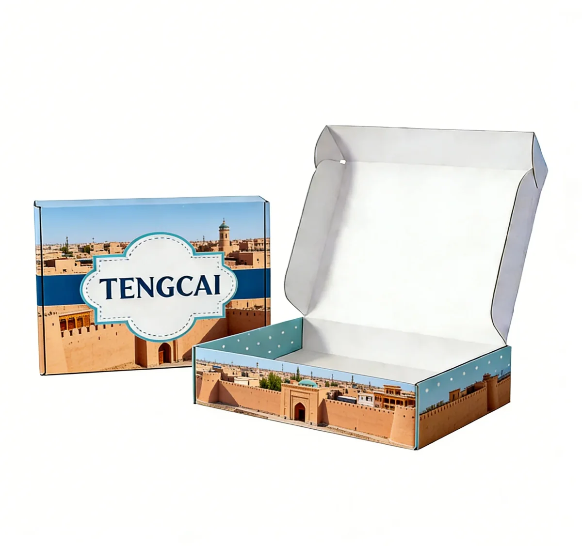 Custom Corrugated Mailer Box with Printed Logo Custom Corrugated Mailer Box with Printed Logo