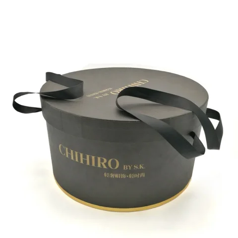 Custom Printed Round Baseball Cap Gift Box