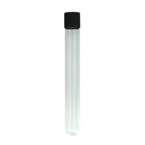 125 mm Child-Resistant Clear Glass Pre-Roll Tube