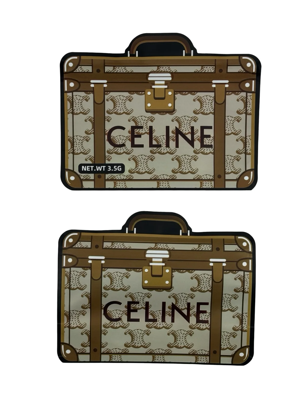 Designer 3.5g Mylar Bags (matte) Designer 3.5g Mylar Bags (matte)