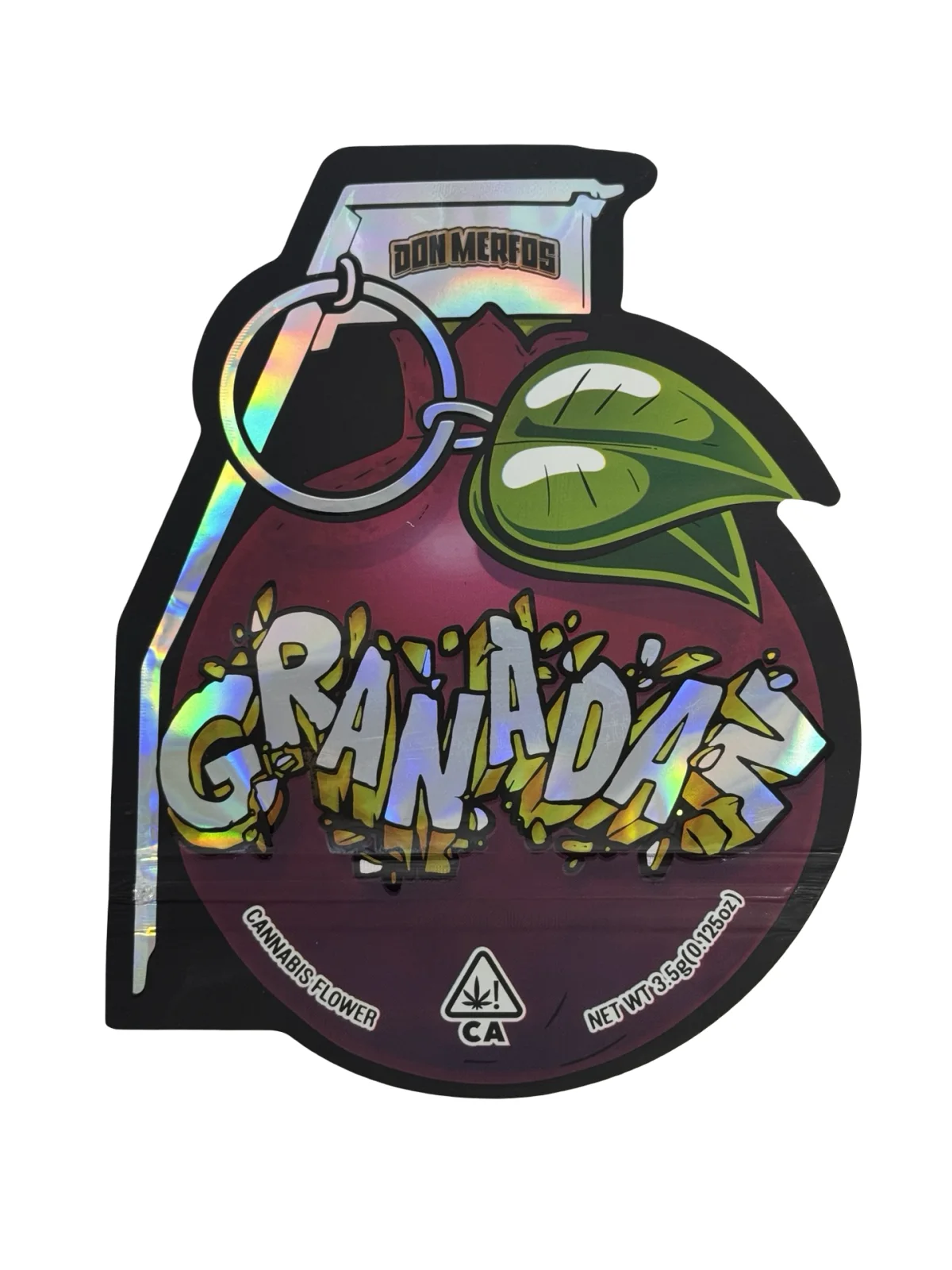 Granadaz 3.5g Mylar Bags Don Merfos Granadaz 3.5g Mylar Bags Don Merfos