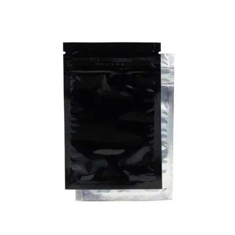 1 Gram Mylar Barrier Bags Black/Clear