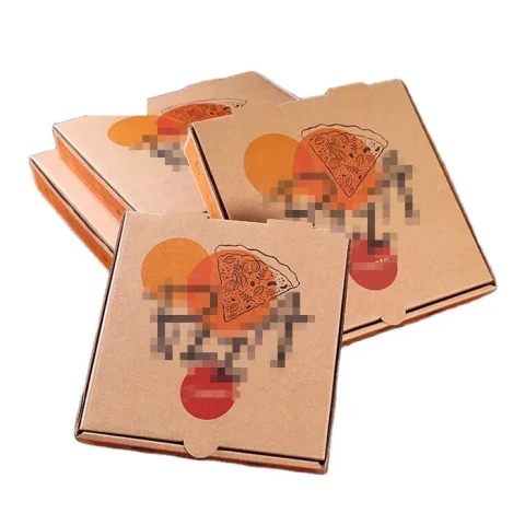Custom Printed Kraft Paper Pizza Box