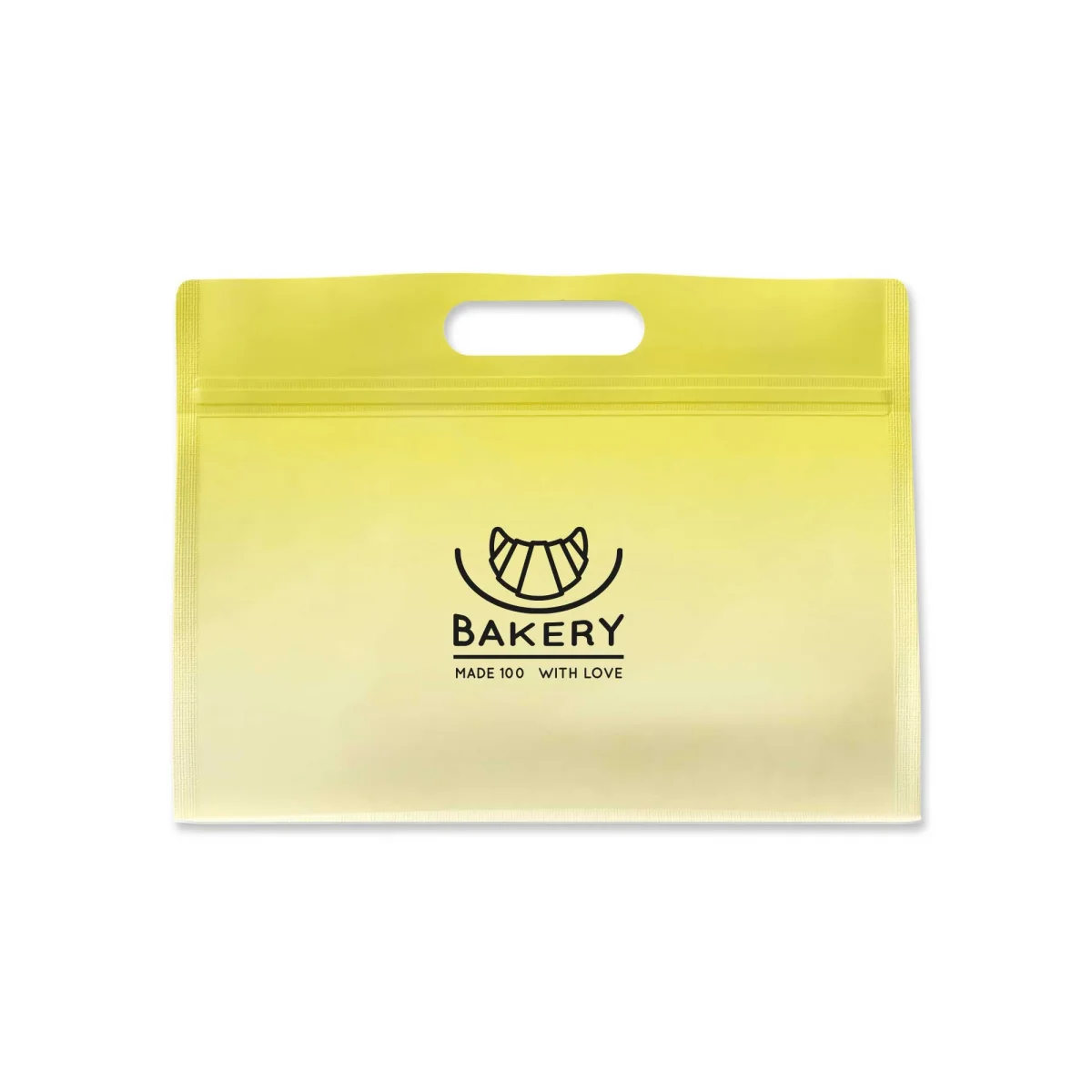 Custom Clear Gradient Side-Gusset Stand-Up Zipper Bag Custom Clear Gradient Side-Gusset Stand-Up Zipper Bag