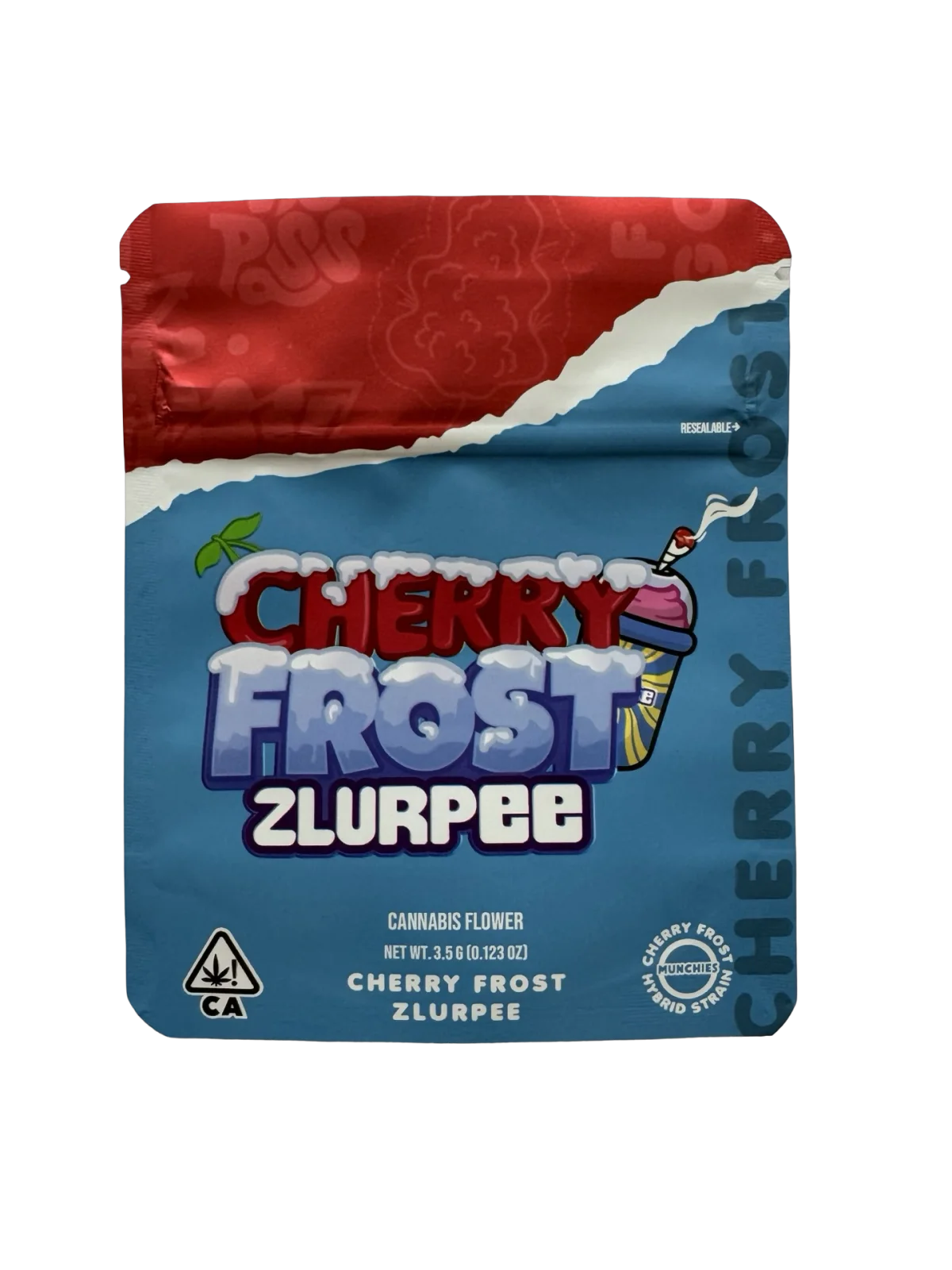 Cherry Frost Zlurpee Mylar Bags 3.5g Munchies Cherry Frost Zlurpee Mylar Bags 3.5g Munchies