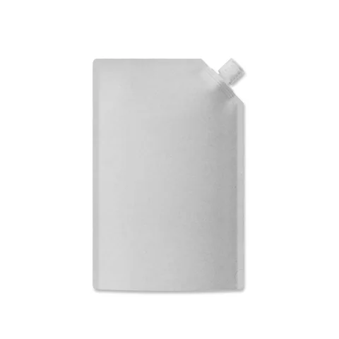 Custom Brown Kraft Bottle Pouch with Corner Spout