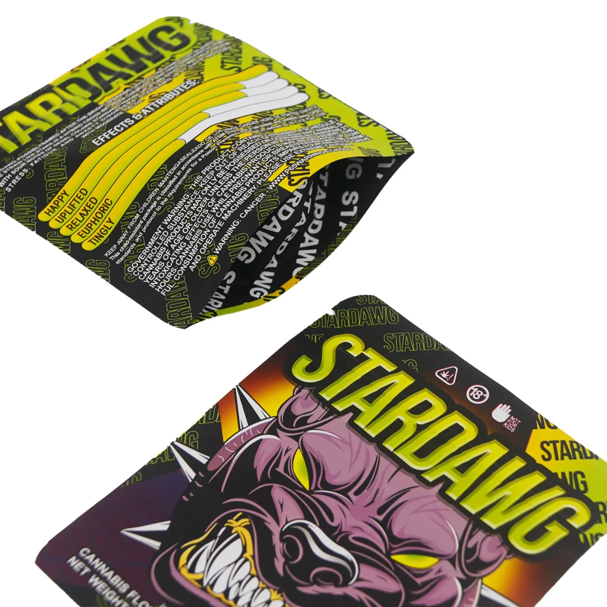 Smooth Matte Design Smell-Proof Foil Stand-Up Bag Smooth Matte Design Smell-Proof Foil Stand-Up Bag