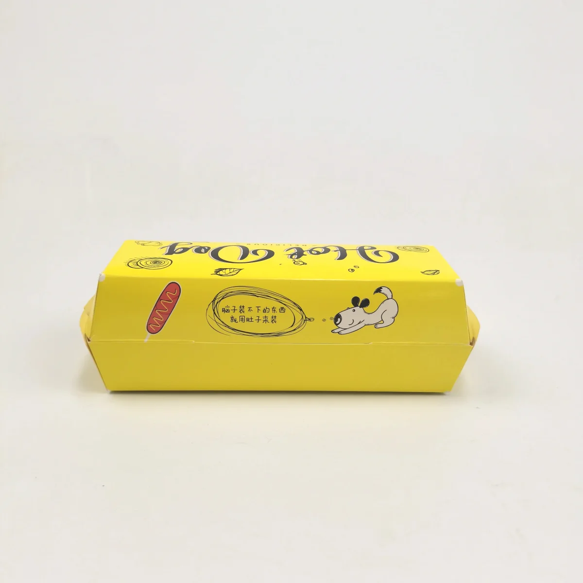 White Paper Hot Dog Packaging Box White Paper Hot Dog Packaging Box