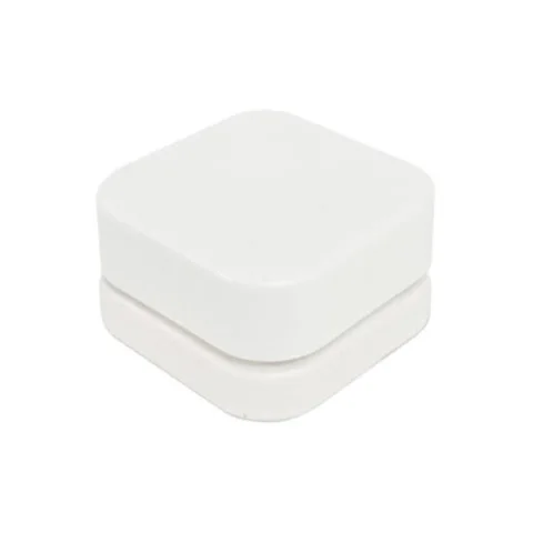 Opaque White Glass Concentrate Jar with Child-Resistant Lid
