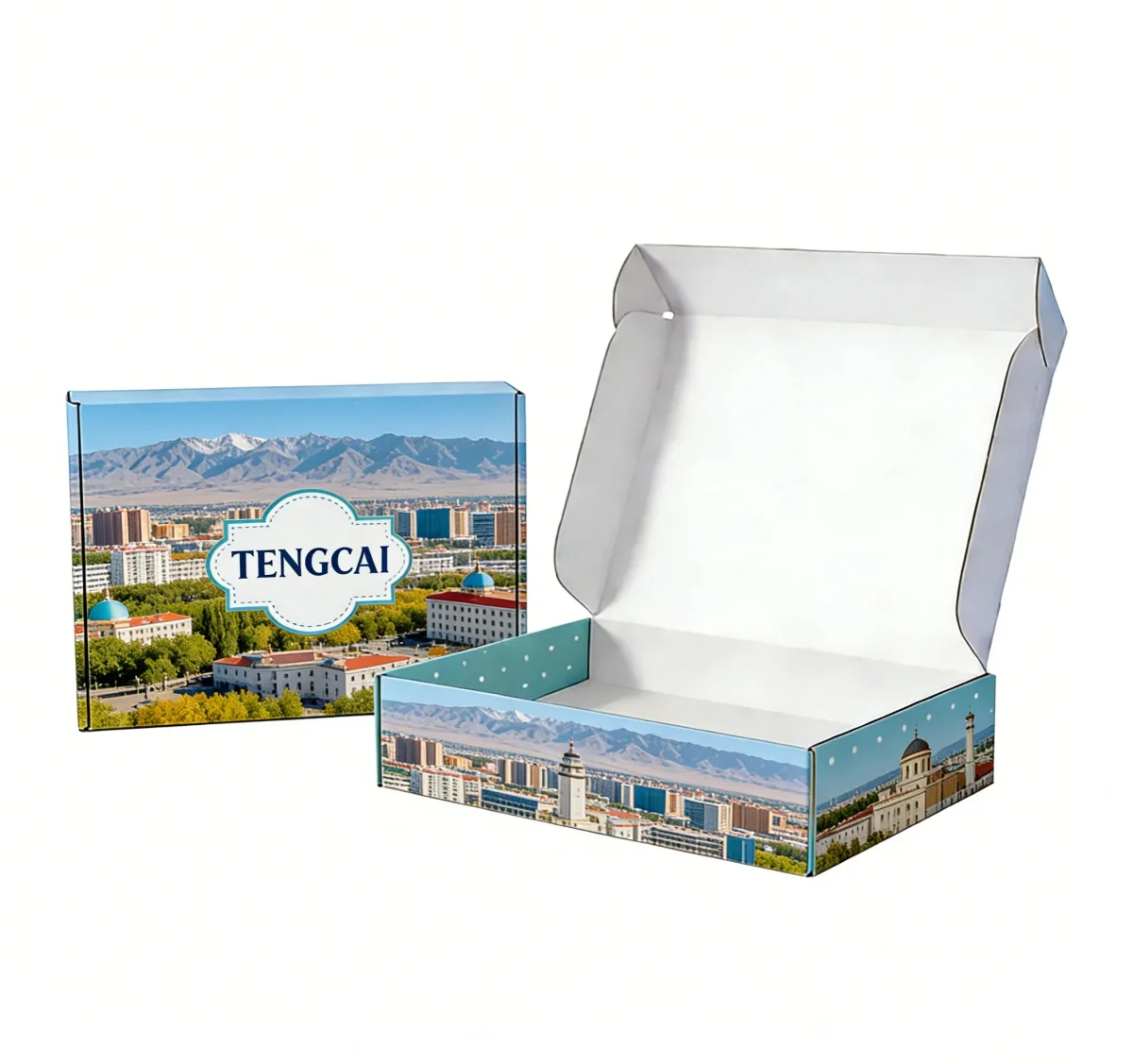 Custom Corrugated Mailer Box with Printed Logo Custom Corrugated Mailer Box with Printed Logo