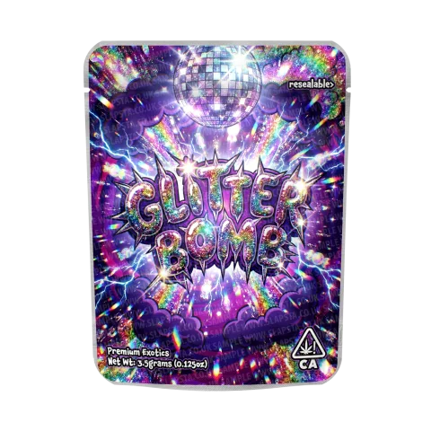 Glitter Bomb Mylar Sticker Packs