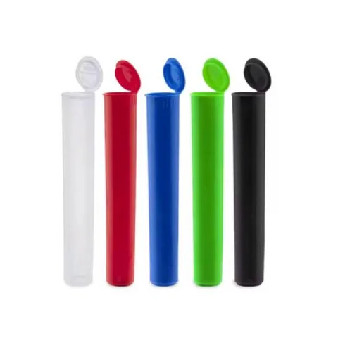 116 mm Child-Resistant White PP Pre-Roll Tube