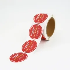 Custom Round Roll Label Sticker For Honey Jar Jam Bottle