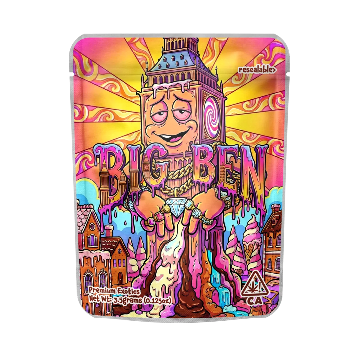 Big Ben Mylar Sticker Packs Big Ben Mylar Sticker Packs