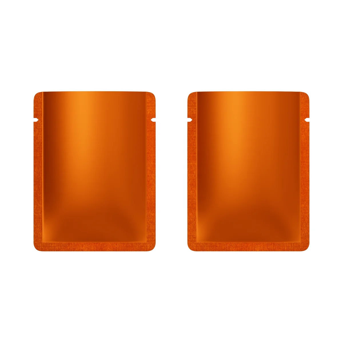 Matte Tiger Orange Aluminum Bottom-Fill Sample Bag Matte Tiger Orange Aluminum Bottom-Fill Sample Bag